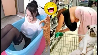 Funny Moments Of The Week / Cute People And Animals Doing Funny Things #85