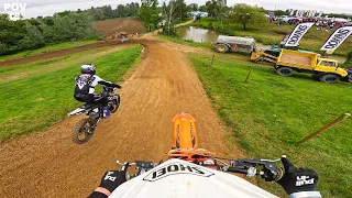 WITHOUT BIKE AT START OF THE RACE !! 😱 | Motocross CASSEL 2024 | MX125 | Noa HOUQUE