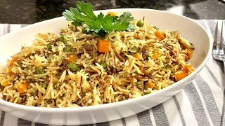 Rice with Vegetables & ground beef/ One Pot/ 30 minutes dinner/ Easy recipe