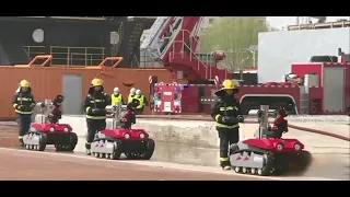 Explosion-Proof Fire Fighting Robot Field Test----May, 2023