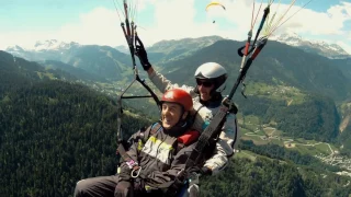 The Intouchables - Driss and Philippe go paragliding [1080 HD][EN,FR SUB]