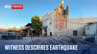 Earthquake witness says he's 'never seen something like it'