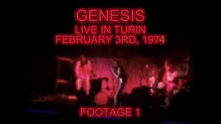 Genesis - Live in Turin - February 3rd, 1974 (footage 1)