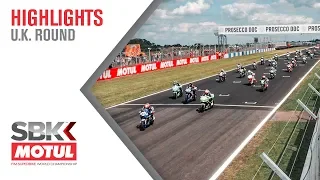 The Dramatic Start of the WorldSSP300 Race! | UK Round 2019 | WorldSBK