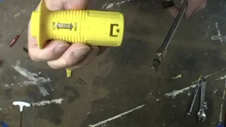 fix or repair low pressure washer clogged nozzle