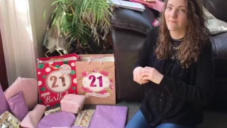Hannahs 21st Birthday Presents & Meal