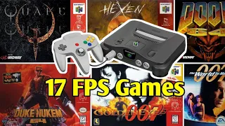 Top 17 Best FPS Games for Nintendo 64 ( N64 )