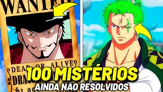 100 MAIORES MISTÉRIOS DE ONE PIECE AINDA NÃO RESOLVIDOS!