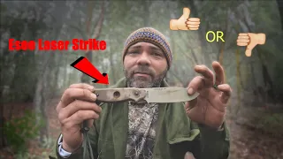 Testing the Best Survival/Bushcraft Knife on the Market!!! (ESEE LASER STRIKE)!