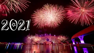 New Year Fireworks at Atlantis. Palm Jumeirah