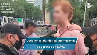 Detienen en CDMX a presunto líder de red internacional de pedofilia y pornografía infantil