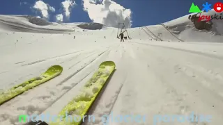 Skiing at Plateau Ross Zermatt Switzerland 🇨🇭 ⛷