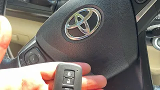 2015 Toyota Camry all keys lost step by step program