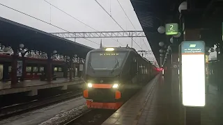 Электропоезд ЭП2ДМ-0217 "ЦППК" с сообщением (МЦД-4 Железнодорожная-Апрелевка).