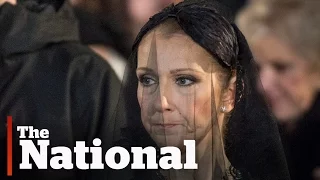 Celine Dion Mourns at René Angélil's Funeral