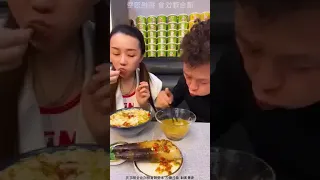 Fantastic Funny Husband and Wife Eating Food 116