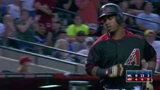 MIL@ARI: Segura launches a two-run homer in the 7th