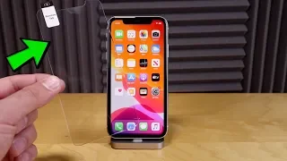 iPhone 11 : How To Install Glass Screen Protector