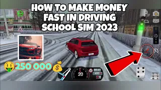 How To Make Fast Money in Driving School Sim 2023 ? without cheating and without downloading !!