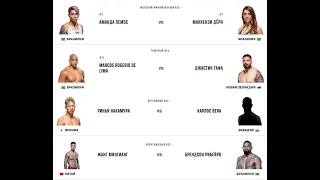 UFC 298 . Volkanovski - Topuria . Разбор и Прогноз ( Prelims ) . Лима - Тафа . Лемос - Дерн