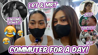 COMMUTER FOR A DAY! (BAGONG JOWA REVEAL!?) | ZEINAB HARAKE