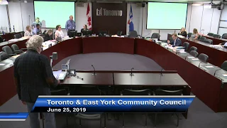 Toronto and East York Community Council - June 25, 2019 - Part 2 of 2