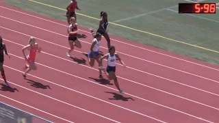 2016 TF - CIF-SS D3 Prelims - Girls 100M Dash (5 Heats)