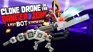 Riding A FLAME RAPTOR To VICTORY! - Clone Drone In The Danger Zone Gameplay