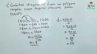 Problemas razonados | Poligonos | Sai, Ai, Sae, Ae, Diagonales | 2 problemas diferentes explicados
