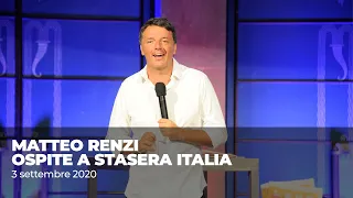 Matteo Renzi ospite a Stasera Italia 3/9/2020