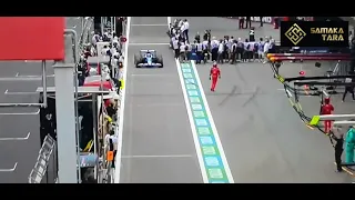 Esteban Ocon Nearly Hits People Allowed in Pit Lane While F1 Azerbaijan Grand Prix Still On