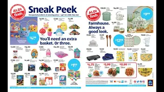 Aldi Sneak Peek 3/13/2024 - 3/19/2024 | ALDI Finds and Weekly Ad