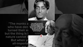 Jiddu Krishnamurti on Sex