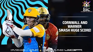 Rahkeem Cornwall and David Warner Go LARGE in Huge Partnership! | CPL Memories