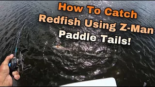 How To Catch Redfish Using Z-Man Paddle Tails - Flats Class YouTube