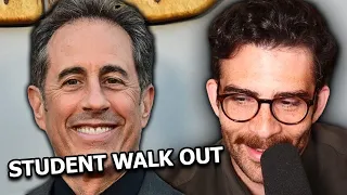 Students Walkout During Jerry Seinfeld's Commencement Speech at Duke | HasanAbi reacts