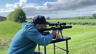 EdGun Leshiy 2 - Accuracy in .22 using JSB Hades Pellets at 31 Meters