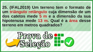 Parte#1 RESOLVENDO QUESTÕES DE MATEMÁTICA- Prova de Seleção IF (Instituto Federal)