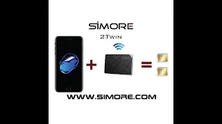 iPhone 7 Dual SIM Bluetooth adapter with 2 numbers active simultaneously - SIMore 2Twin