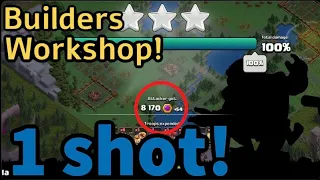 Do the impossible! 1 SHOT Builders Workshop! | Clan Capital | Thanks @SenFGr