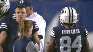 Kathy Aiken with coach Ty Detmer I October 14, 2016