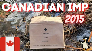 MRE Review Canadian IMP Menu 15 Poutine from 2015!