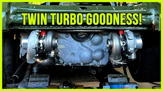 Finishing The Headers For My Twin Turbo Subaru EZ30R Porsche Swap!