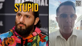 I Didn't Know Jorge Masvidal was this Stupid...