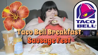 Taco Bell Breakfast Sausage Fest Mukbang