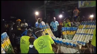 Solomon Island 🇸🇧 🏝_ Bamboo Band performing @ Arawa main market.(Bougainville)2024