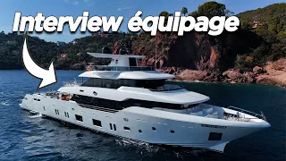 Je visite un superyacht de 43 mètres ! (+interview équipage)