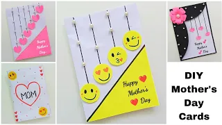 4 Easy & Beautiful Mothers Day Card 🥰💡 // easy mothers day greeting card // mothers day card video