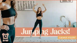 20-MIN Jumping Jack Cardio Workout at Home! (Like Running 2 Miles!) (Burn 200 Calories)
