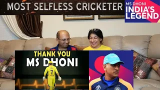 M.S.Dhoni - A Born Leader | A Tribute Video to Mr.Cool on his Retirement | REACTION !!